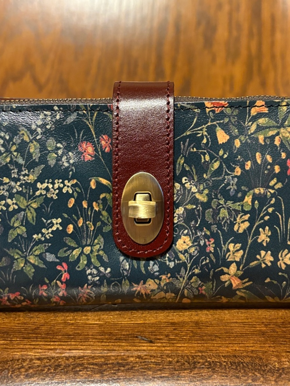 NWT-Patricia Nash-Tuscan Fields💐Annesley Bifold Wristlet Wallet-$129 - Picture 5 of 12